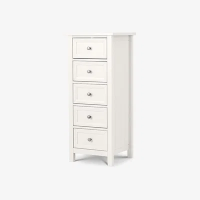 Cuckooland Julian Bowen Maine 5 Drawer Tall Chest - Dove Grey