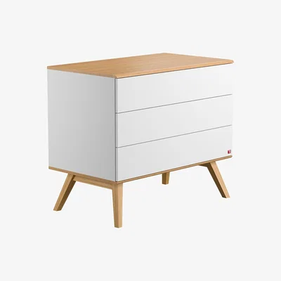 Cuckooland Vox Nature Chest of Drawers in White & Oak