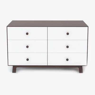 Cuckooland Oeuf Sparrow 6 Drawer Dresser in White & Walnut