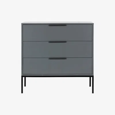Cuckooland Woood Adam Chest of Drawers - Steel Grey