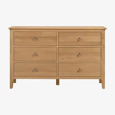Cuckooland Julian Bowen Cotswold 6 Drawer Wide Chest