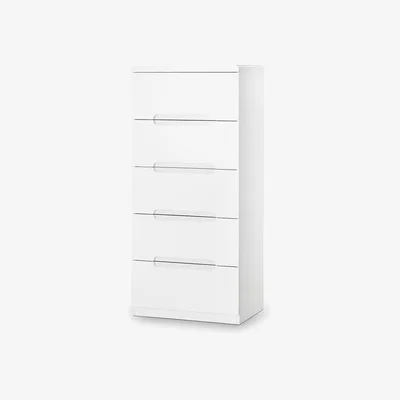 Cuckooland Julian Bowen Manhattan 5 Drawer Narrow Chest in White