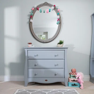 Cuckooland Boori Sleigh Chest of Drawers - Coffee