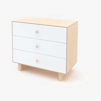 Cuckooland Oeuf Rhea 3 Drawer Dresser in White & Birch