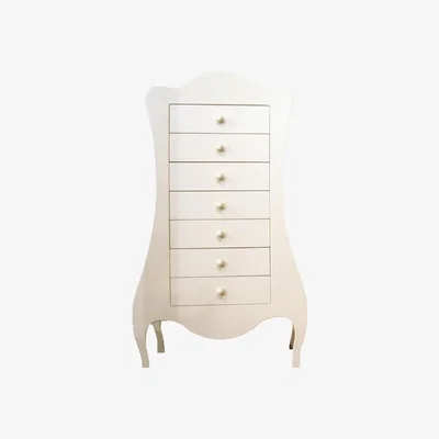 Cuckooland Mathy by Bols Volute Chest of Drawers - Mathy Very Light Pink