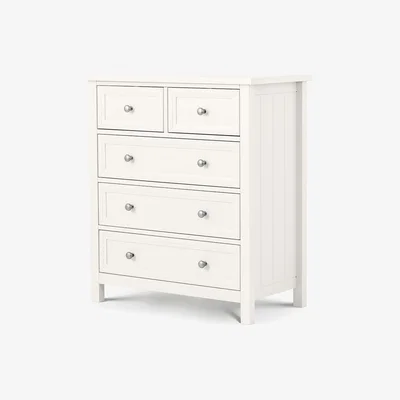 Cuckooland Julian Bowen Maine 3+2 Chest of Drawers - Surf White
