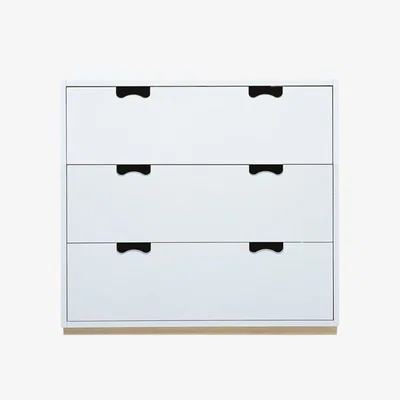 The Conran Shop Snow A3 Storage Unit Birch Base 49 Char Grey