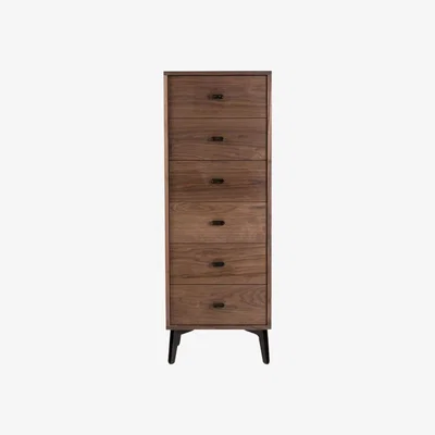 The Conran Shop 369 Tall McQueen Chest in Danish Oiled Walnut