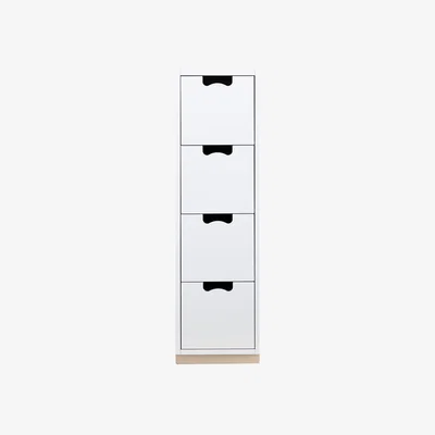 The Conran Shop Snow J4 Storage Unit Birch Base 46 Dark Sand