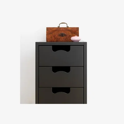 The Conran Shop Snow J8 Storage Unit in Birch & 40 Storm Grey