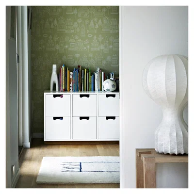 The Conran Shop Snow B2 Storage Unit Birch Base 05 Light Grey