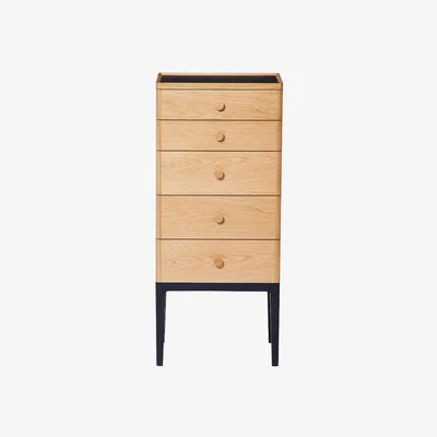 The Conran Shop Monument 5-Drawer Tallboy in Oak & Ash
