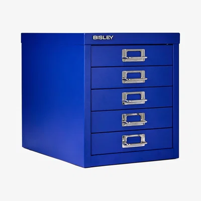 The Conran Shop Exclusive 5-Drawer MultiDrawer in Conran Blue By Bisley