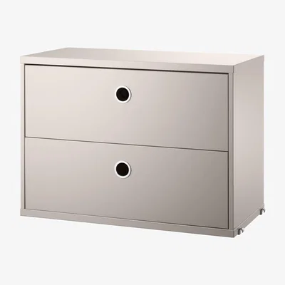 The Conran Shop Cabinet With Drawers in Beige By String Furniture
