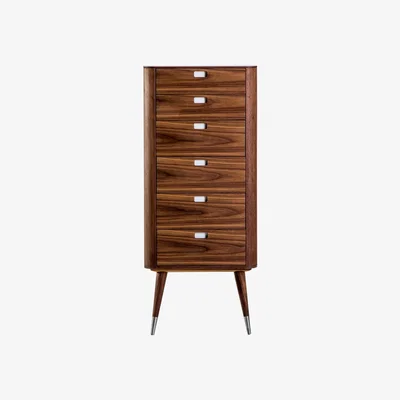 The Conran Shop AK 2420 Tallboy Drawers Corian & Walnut