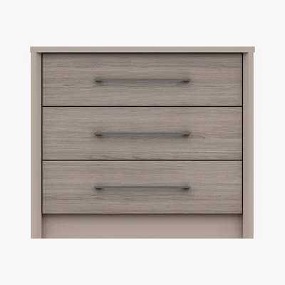 Dunelm Dolan 3 Drawer Chest Light Oak