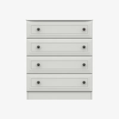 Dunelm Portia 4 Drawer Chest White