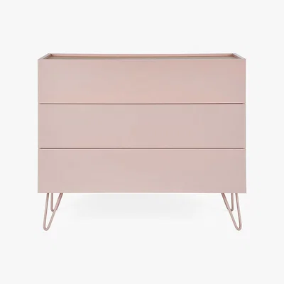 Dunelm Penelope Blush 3 Drawer Chest Blush
