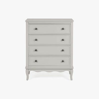 Dunelm Clara Chest of Drawers Grey