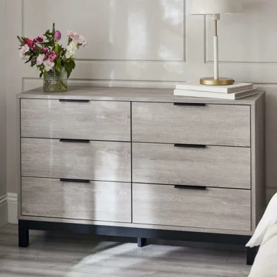 Dunelm Bali Wide 6 Drawer Chest