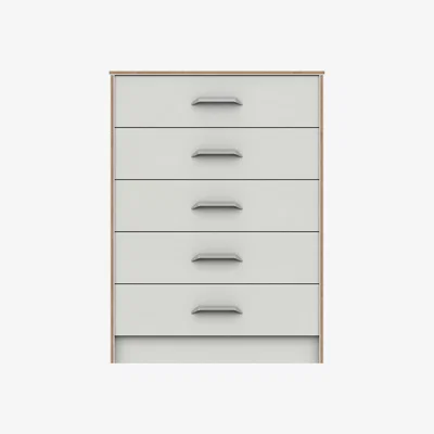 Dunelm Florine 5 Drawer Chest White