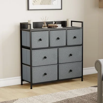 Dunelm Maye 7 Drawer Fabric Chest
