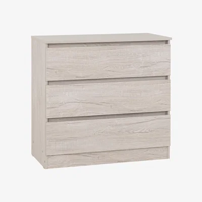 Dunelm Malvern 3 Drawer Chest Urban Snow