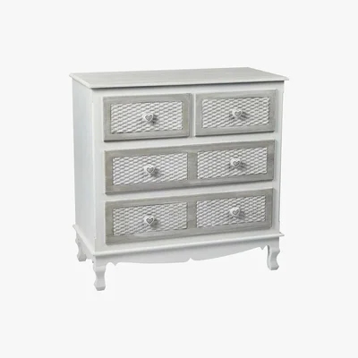 Dunelm Brittany Chest of Drawers White