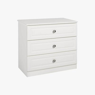 Dunelm Calando 3 Drawer Chest Cream