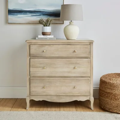 Dunelm Giselle 3 Drawer Chest, Mango Wood