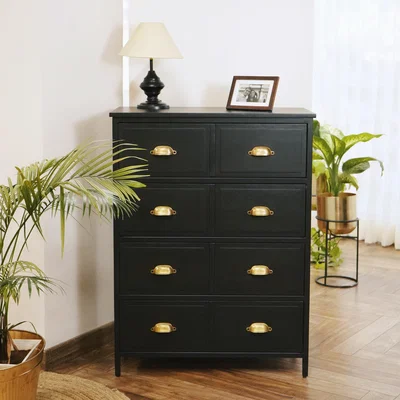 Dunelm Fenway 4 Drawer Chest Black