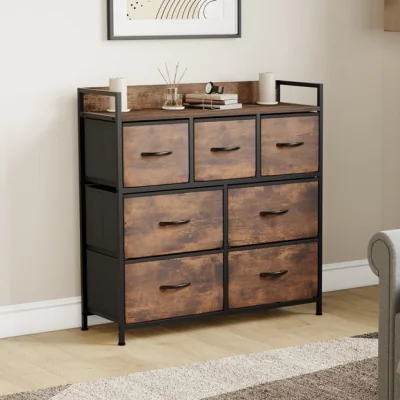 Dunelm Maye 7 Drawer Fabric Chest