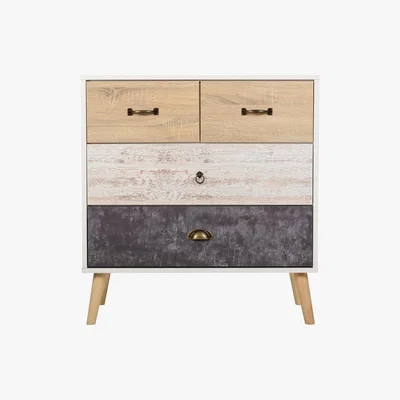 Dunelm Nordic 4 Drawer Chest White