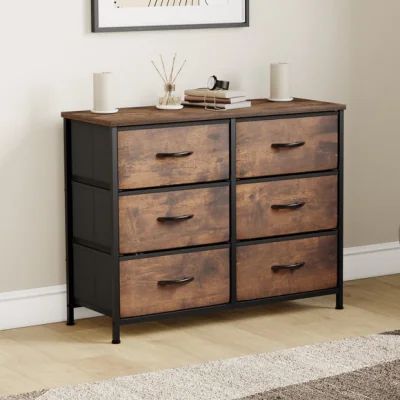 Dunelm Maye 6 Drawer Fabric Chest
