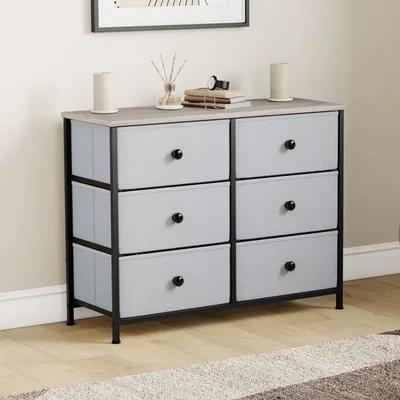 Dunelm Maye 6 Drawer Fabric Chest