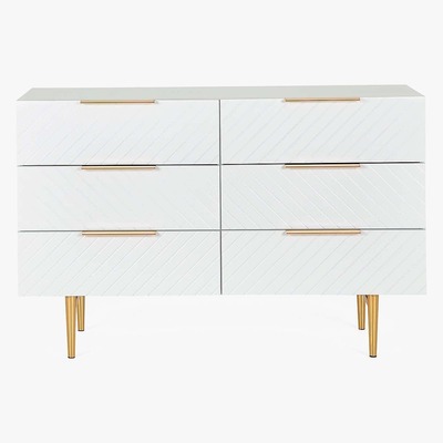 Dunelm Maurice Chest of Drawers White
