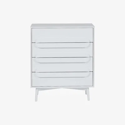 Dunelm Anders 4 Drawer Chest White