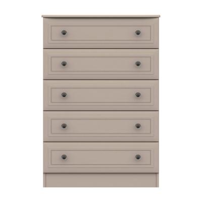Dunelm Portia 5 Drawer Chest Earth (Brown)