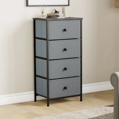 Dunelm Maye 4 Drawer Fabric Chest