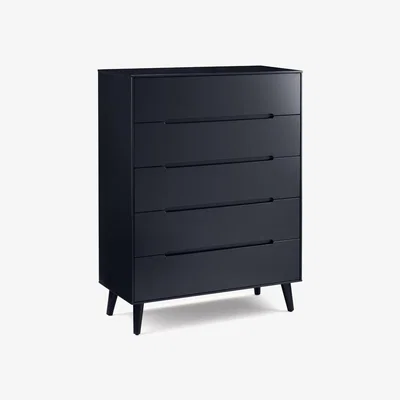 Dunelm Cecil 5 Drawer Chest, Anthracite Anthracite