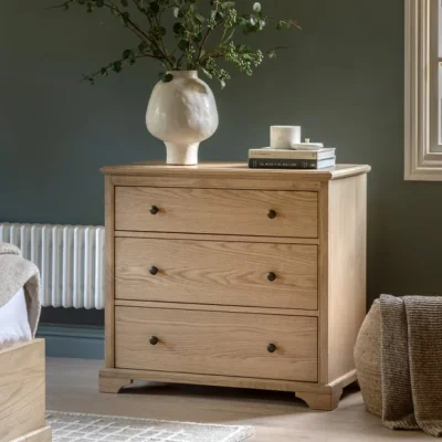 Dunelm Cedar & Sage Marion 3 Drawer Chest