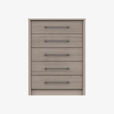 Dunelm Dolan 5 Drawer Chest Light Oak