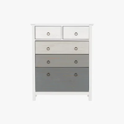 Dunelm Vermount 5 Drawer Chest White