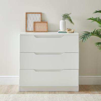 Dunelm Larson 3 Drawer Chest White