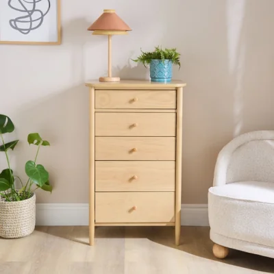 Dunelm Sammie Paint Your Own 5 Drawer Chest