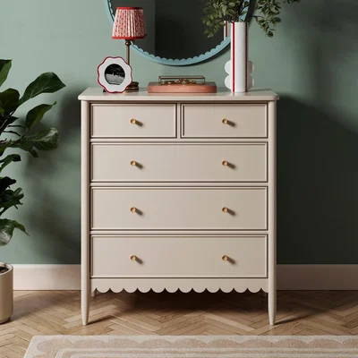 Dunelm Remi 5 Drawer Chest Natural
