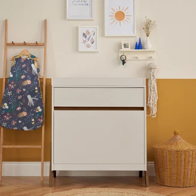 Dunelm Tutti Bambini Fuori Chest Changer White Sand