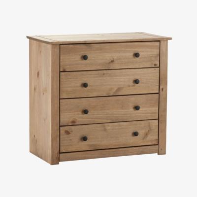Dunelm Return - Panama 4 Drawer Chest, Pine
