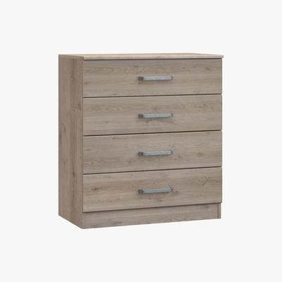 Dunelm Minnesota Natural 4 Drawer Chest Natural
