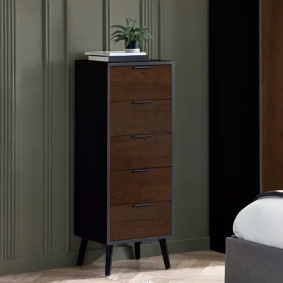 Dunelm Alba Narrow 5 Drawer Chest